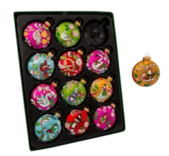 Glitter Shop 19 12 Days Of Christmas Disc Ornaments