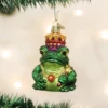 Old World Christmas The Frog King Blown Glass Ornament -Glitter Shop 12010 1 387x