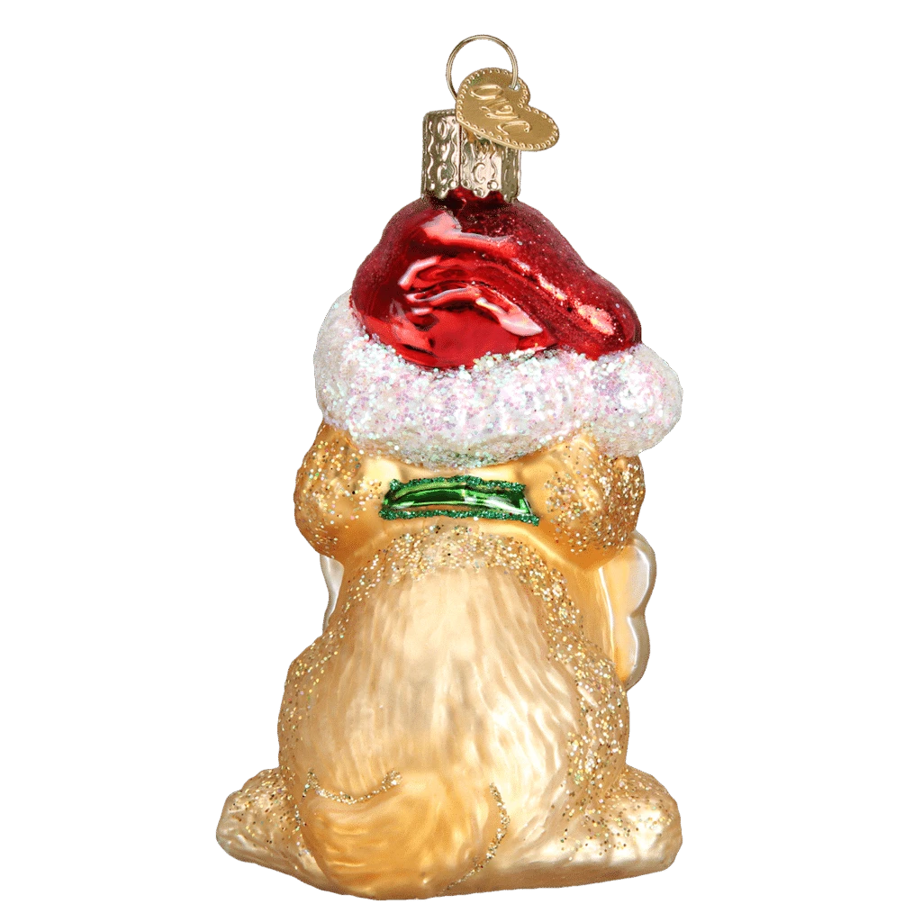 Old World Christmas Jolly Pup Blown Glass Ornament 4 Old World Christmas Jolly Pup Blown Glass Ornament - Image 2