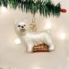Westie Ornament Old World Christmas 2 Westie Ornament Old World Christmas -Glitter Shop 12251 Westie