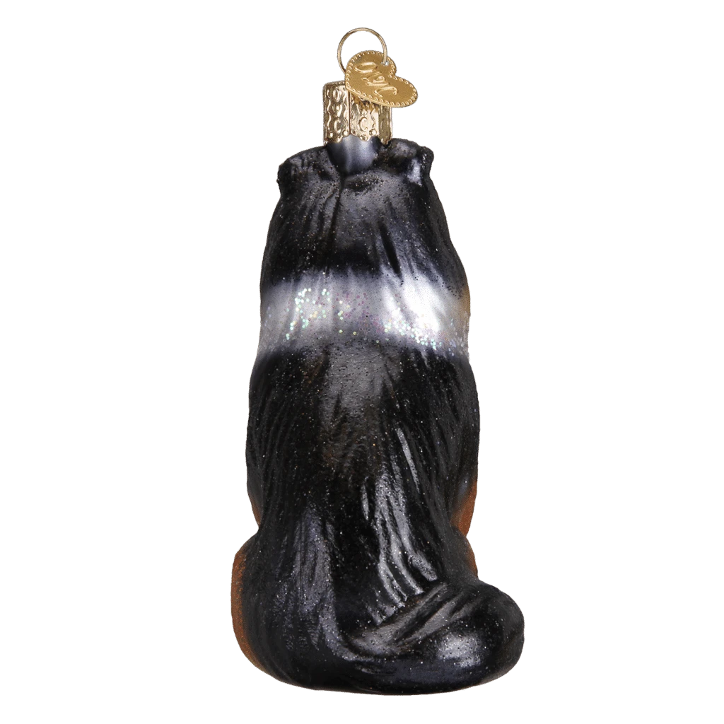 Old World Christmas Sheltie Blown Glass Ornament 4 Old World Christmas Sheltie Blown Glass Ornament - Image 2