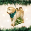 Old World Christmas Blown Glass Doodle Dog Ornament -Glitter Shop 12457 387x