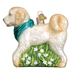 Old World Christmas Blown Glass Doodle Dog Ornament 7 Old World Christmas Blown Glass Doodle Dog Ornament -Glitter Shop 12457 4 1024x