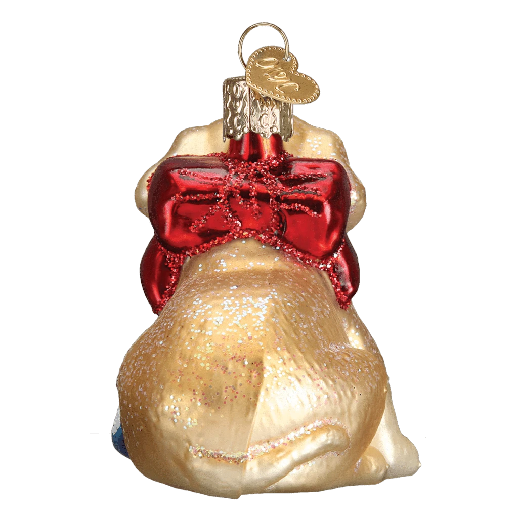 Old World Christmas Blown Glass Labrador Pup Ornament 5 Old World Christmas Blown Glass Labrador Pup Ornament - Image 3
