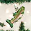 Old World Christmas Blown Glass Alpine Rainbow Trout Ornament 2 Old World Christmas Blown Glass Alpine Rainbow Trout Ornament -Glitter Shop 12494 387x
