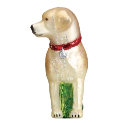 Old World Christmas Blown Glass Standing Yellow Lab Ornament 7 Old World Christmas Blown Glass Standing Yellow Lab Ornament -Glitter Shop 12496 4 1024x
