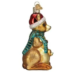 Old World Christmas Blown Glass Christmas Kangaroo Ornament -Glitter Shop 12603 4 1024x