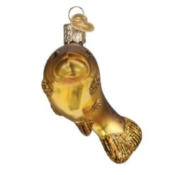 Brown Trout Ornament Old World Christmas 7 Brown Trout Ornament Old World Christmas -Glitter Shop 12663 Brown Trout Ornament Front