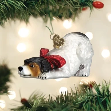 Norman Rockwell Signature Dog Ornament Old World Christmas 3 Norman Rockwell Signature Dog Ornament Old World Christmas