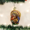 Old World Christmas Blown Glass Tom Turkey Ornament -Glitter Shop 16015 387x
