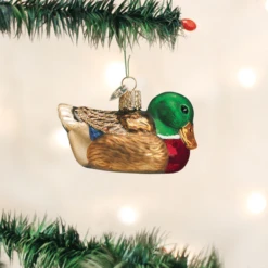 Old World Christmas Blown Glass Mallard Ornament