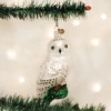 Old World Christmas Blown Glass Great White Owl Ornament 2 Old World Christmas Blown Glass Great White Owl Ornament -Glitter Shop 16079 1 387x