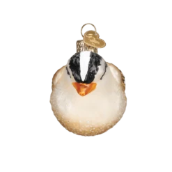 Old World Christmas Blown Glass White Crowned Sparrow Ornament 7 Old World Christmas Blown Glass White Crowned Sparrow Ornament -Glitter Shop 16124 4 1024x