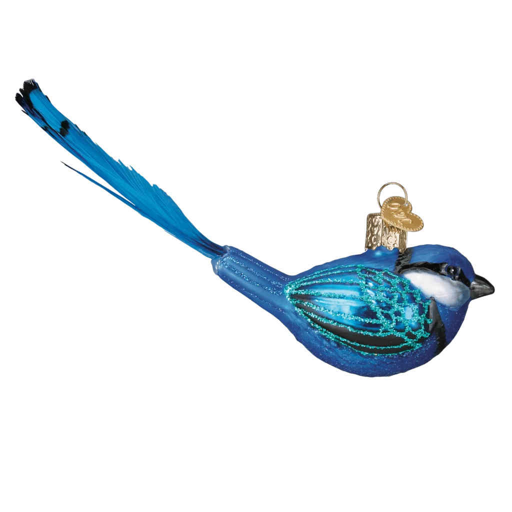 Old World Christmas Blown Glass Fairy Wren Ornament 4 Old World Christmas Blown Glass Fairy Wren Ornament - Image 2