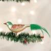 Old World Christmas Blown Glass Christmas Bird Clip-On Ornament