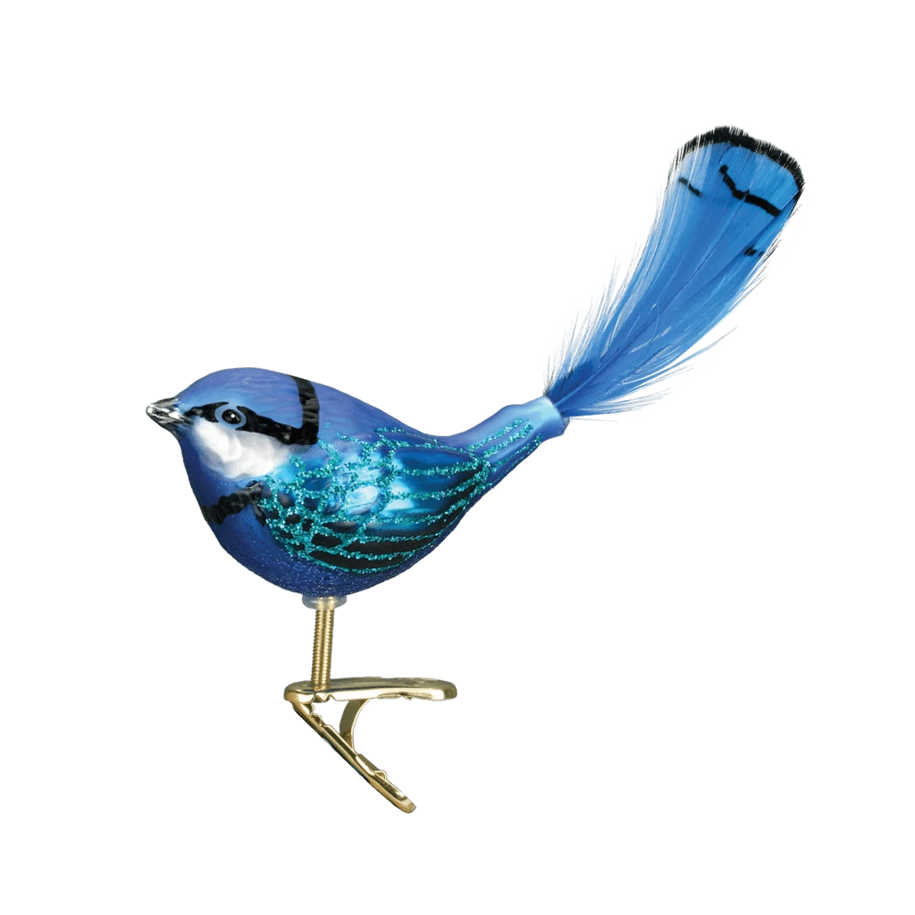 Old World Christmas Blown Glass Fairy Wren Clip-On Ornament 4 Old World Christmas Blown Glass Fairy Wren Clip-On Ornament - Image 2