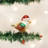 Old World Christmas Blown Glass Santa Bird Clip-On Ornament -Glitter Shop 18102 1 387x