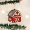 Barn Ornament Old World Christmas 2 Barn Ornament Old World Christmas -Glitter Shop 20014 Barn Ornament