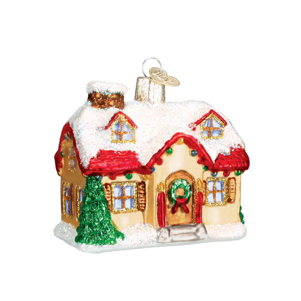 Old World Christmas Blown Glass Holiday Home Ornament 4 Old World Christmas Blown Glass Holiday Home Ornament - Image 2