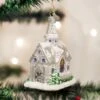 Sparkling Cathedral Ornament Old World Christmas -Glitter Shop 20076 Sparkling Cathedral Ornament