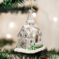 Sparkling Cathedral Ornament Old World Christmas