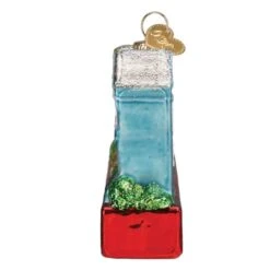 San Francisco Painted Ladies Ornament Old World Christmas -Glitter Shop 20137 San Francisco Painted Ladies Ornament Side