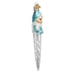 Frosty Elf Icicle Ornament Old World Christmas -Glitter Shop 24230 Frosty Elf Icicle Ornament Side