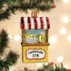 Lemonade Stand Ornament Old World Christmas -Glitter Shop 28145 Lemonade Stand Ornament