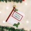 Christmas Cookbook Ornament Old World Christmas 1 Christmas Cookbook Ornament Old World Christmas -Glitter Shop 32145 Christmas Cookbook Ornament
