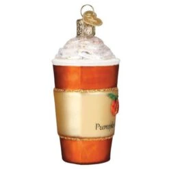 Old World Christmas Blown Glass Pumpkin Spice Latte Ornament -Glitter Shop 32478 4 1024x