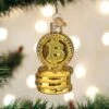 Old World Christmas Blown Glass Bitcoin Ornament
