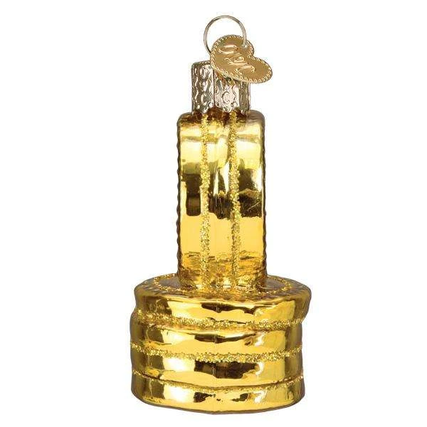 Old World Christmas Blown Glass Bitcoin Ornament 4 Old World Christmas Blown Glass Bitcoin Ornament - Image 2