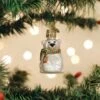 Mini Polar Bear Ornament Old World Christmas -Glitter Shop 85253 Mini Polar Bear