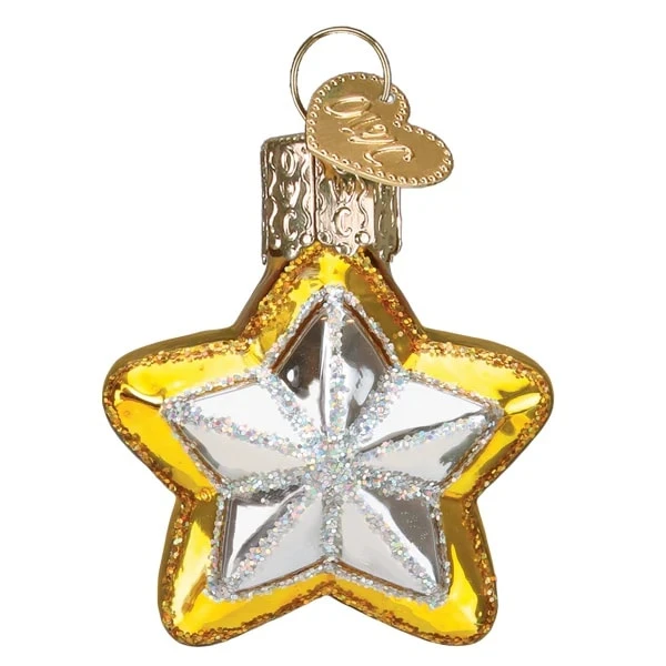 Mini Star Ornament Old World Christmas 4 Mini Star Ornament Old World Christmas - Image 2