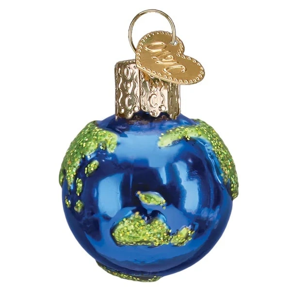 Mini Planet Earth Ornament Old World Christmas 4 Mini Planet Earth Ornament Old World Christmas - Image 2