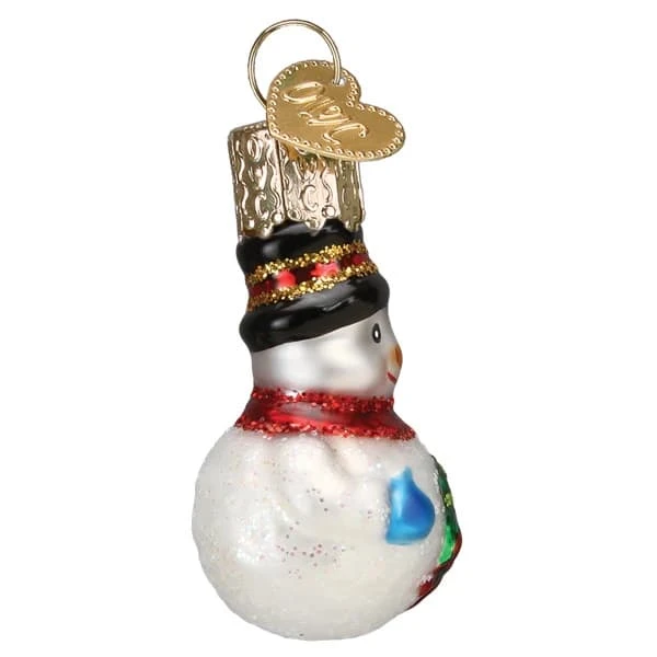 Mini Snowman Ornament Old World Christmas 5 Mini Snowman Ornament Old World Christmas - Image 3