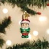 Mini Elf Ornament Old World Christmas -Glitter Shop 86501 Mini Elf