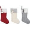 Cable Knit Christmas Stockings -Glitter Shop Cable Knit Christmas Stockings