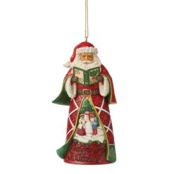 Christmas Caroling Santa Ornament By Jim Shore