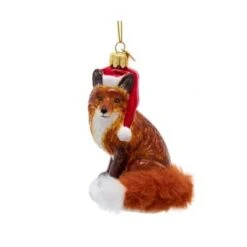 Christmas Fox Ornament