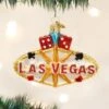 Las Vegas Sign Ornament Old World Christmas -Glitter Shop Las Vegas Sign Ornament Old World Christmas