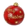 Outdoor "Merry Christmas" Ball -Glitter Shop MTX58335 RDWH pl 2x