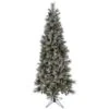 Glistening Pine Pre-Lit Christmas Tree -Glitter Shop MTX63373 WINT pl