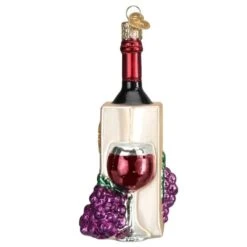 Napa Valley Ornament Old World Christmas -Glitter Shop Napa Valley Ornament Old World Christmas Side