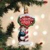 North Pole Ornament Old World Christmas 2 North Pole Ornament Old World Christmas -Glitter Shop North Pole Ornament Old World Christmas