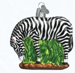 Old World Christmas Zebra Ornament