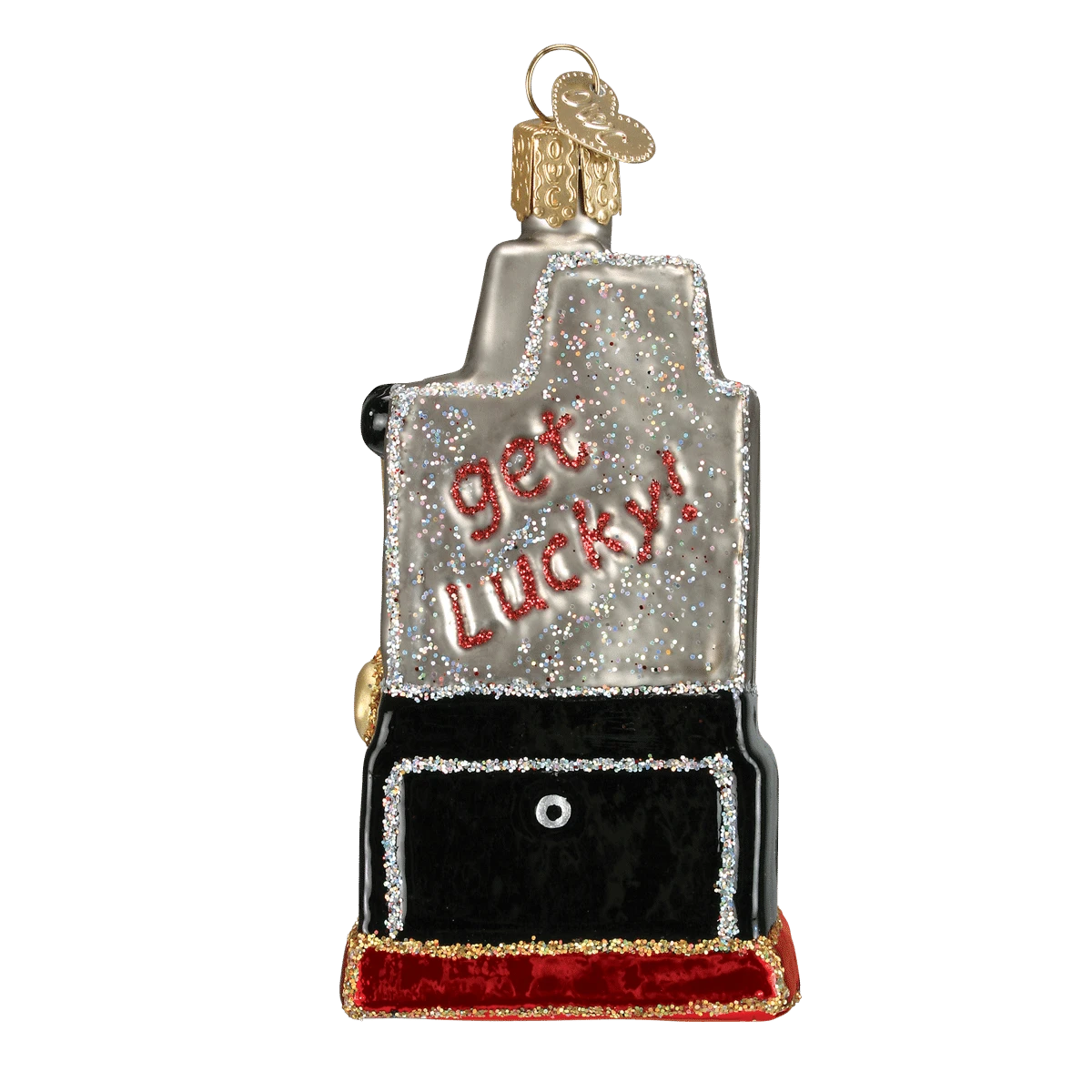 Old World Christmas Blown Glass Slot Machine Ornament 4 Old World Christmas Blown Glass Slot Machine Ornament - Image 2