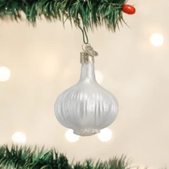 Old World Christmas Blown Glass Garlic Bulb Ornament