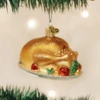 Turkey Platter Ornament Old World Christmas -Glitter Shop image 100 6