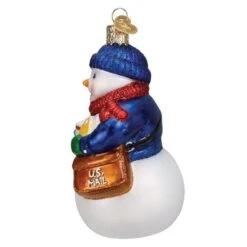 USPS Snowman Ornament Old World Christmas -Glitter Shop image 104 2